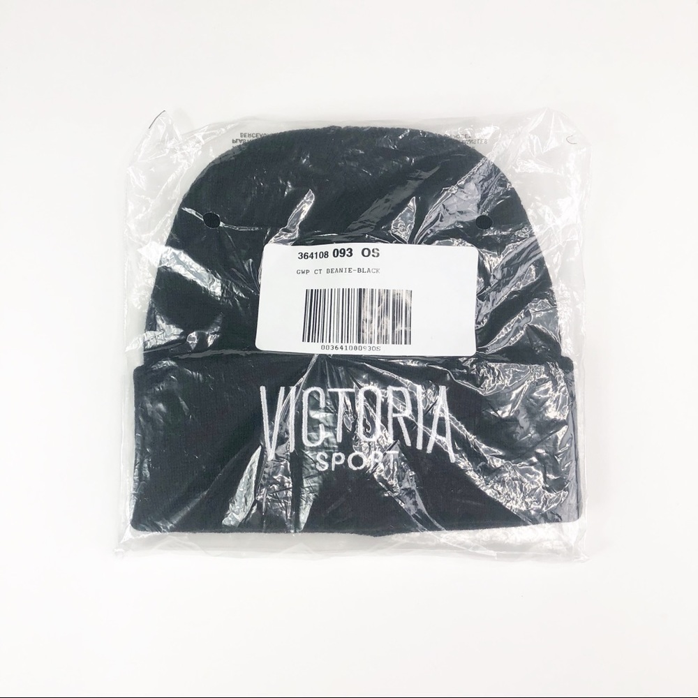 Victoria’s Secret Sport Logo Beanie Hat NEW - Picture 4 of 4